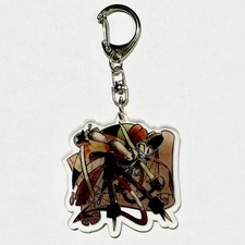 Helluva Boss LE Pirate FIZZAROLLI Clown Acrylic Keychain Vivziepop Hazbin Hotel