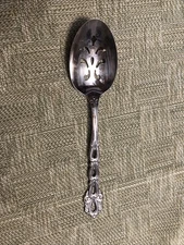 Oneida Community CHANDELIER Stainless Silverware Pierced Serving Spoon Flatware