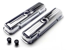 Trans Dapt 9461 Chrome Lo Valve Covers Pont V8