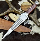 Premium Handmade J2 Steel Dagger Knife – Outdoor Bowie Knife W/Sheath Z-1621
