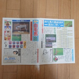 SNK STAKES WINNER NeoGeo CD Catalog / Promo Flyer, A4 4fold, Unused, No Fading,