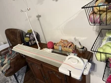 Silver Reed LK 150 Flat Bed Knitting Machine 6.5mm New In Box With Accessories