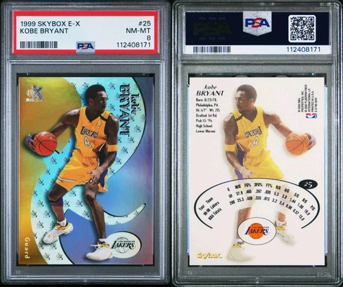 1999 Kobe Bryant EX PSA 8