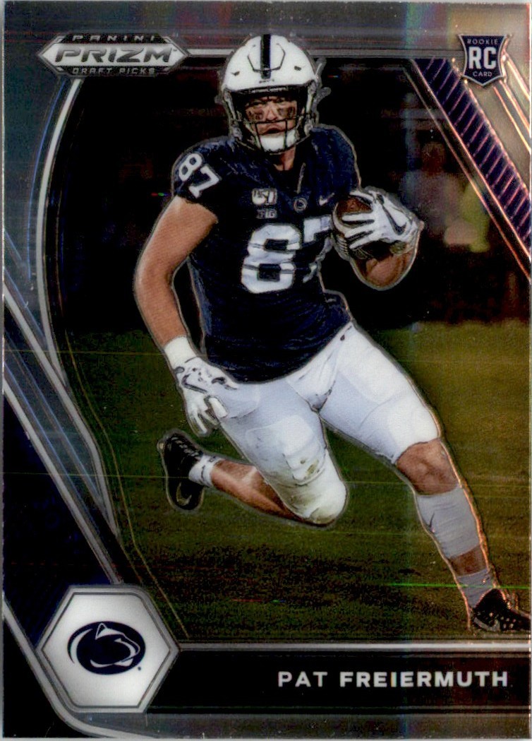 Pat Freiermuth 2021 Panini Prizm Draft Picks Collegiate RC #127 Penn State