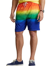 Polo Ralph Lauren Men's Big Tall Ombre Swim Trunks, 3XB