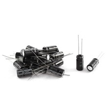 20 Pcs 16V 1000uF 105C Radial Electrolytic Capacitor 8mm x 16mm
