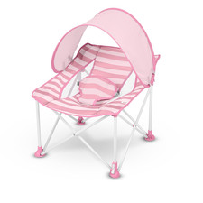 Pop 'N Chill Portable Baby Seat, UPF 50 Canopy, Pink