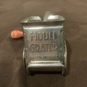 MOULI Cheese Grater Vintage Made In France Original Red Wood Handle