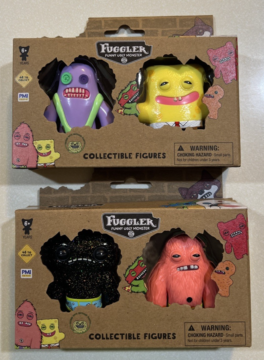 NEW 2025 Fuggler Spongebob Squarepants & Patrick Collectible Mini
