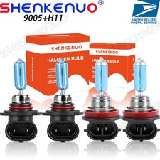 For Toyota Camry 2007-2014 4Pcs Halogen Headlight Bulbs High Low Beam Warm White