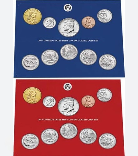 2017 P + D UNITED STATES ORIGINAL GOVERNMENT 20 COIN SET CH BU LOT 0335 - Picture 2 of 12