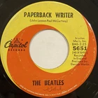 The Beatles – Paperback Writer / Rain – Capitol Records - 5651 – 1966 45 RPM 7"