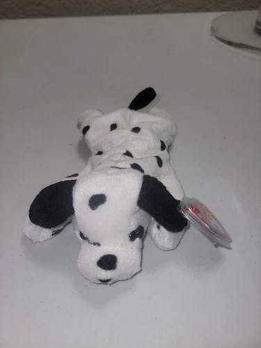 Ty Beanie Babies Dotty the Dalmatian 1996 Vintage Plush Toy MWMT Original