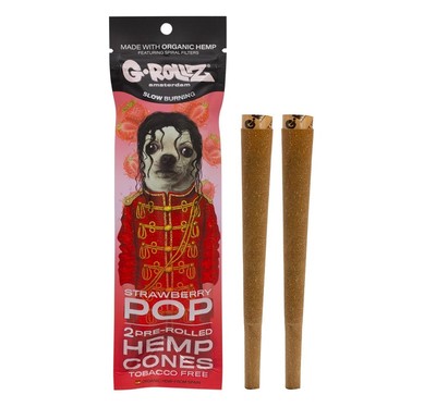 G-Rollz Zigarettenpapier 2 x Prerolled Strawberry