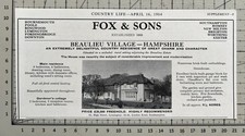 Beaulieu Village - New Forest - Hampshire For Sale - 1964 Cutting 399