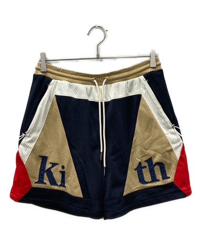 KITH mesh shorts Size: S Navy x beige Men