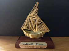 Veliero Filigrana D Argento Firmato NFC