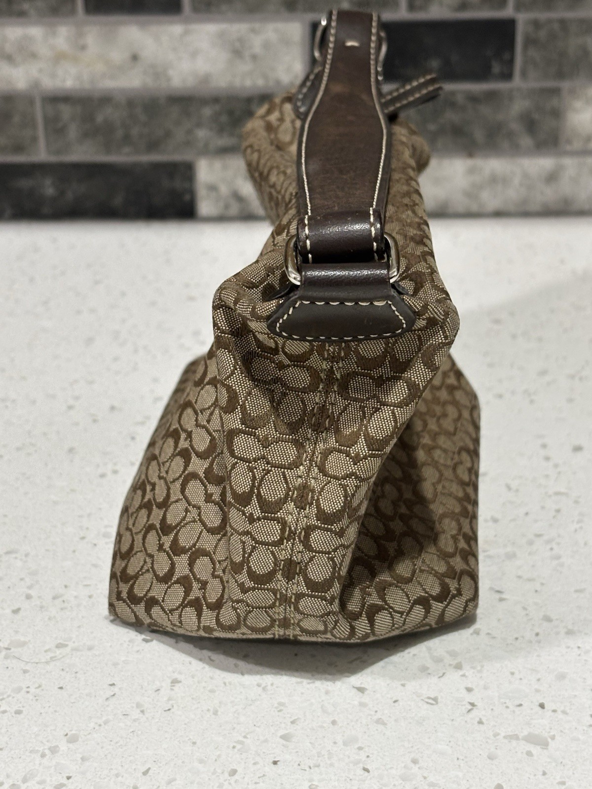 Vintage Signature Coach Mini Bag Canvas Mini C Y2K? - Gem