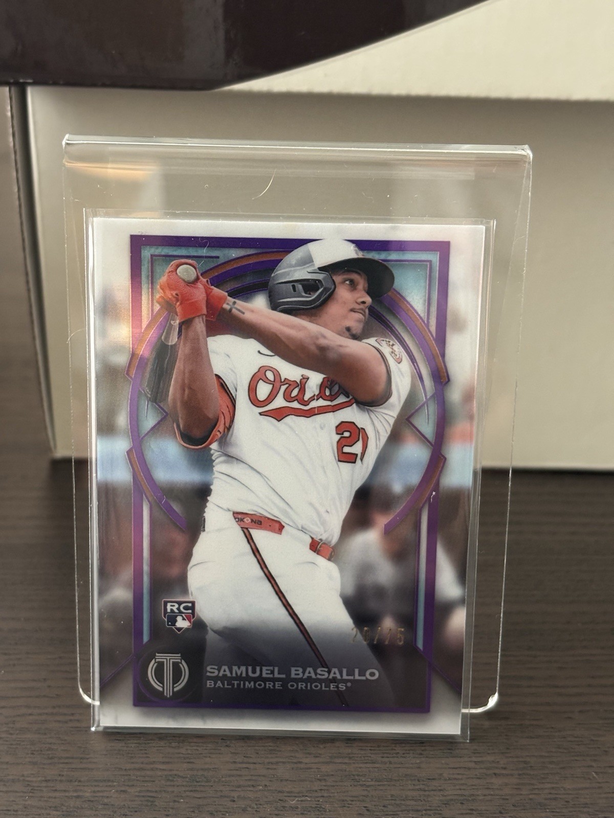 2026 Topps Tribute Samuel Basallo Purple 20/75