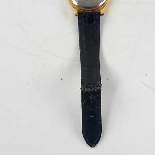 Lorus Wristwatch Gold Case Black Strap Water Resistant Date Display - Picture 13 of 13
