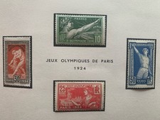 France 1924 Jeux Olympiques 183 - 186 - Neufs
