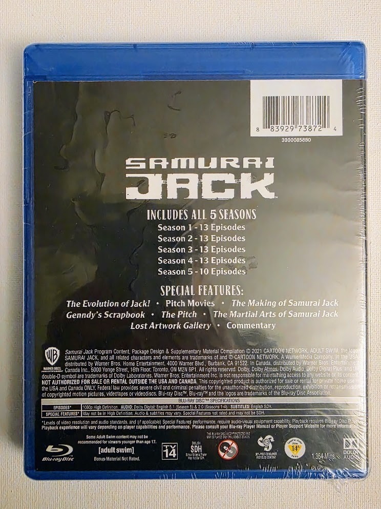 Samurai Jack [The Complete Series] [Blu-ray] 883929738724| eBay