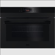 AEG KMK768080T Microwave Oven Compact Combination Built In Black