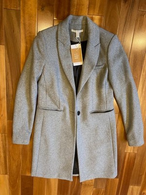 Zara Wool Blend Coat   Size S   Gray