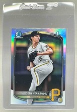 Seth Hernandez 2025 Bowman Chrome Draft #BDC-25 Refractor 1st RC