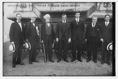 Photo:Lynch, Hendricks, Goff, Cohalan, De Valera, Devoy, Gavigan