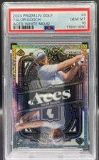 2024 Prizm LIV Golf #8 Talor Gooch Aces White Mojo #/36 Smash GC PSA 10 GEM MT
