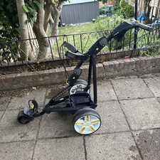 POWAKADDY FW5 ELECTRIC GOLF TROLLEY, NO BATTERY, used working condition