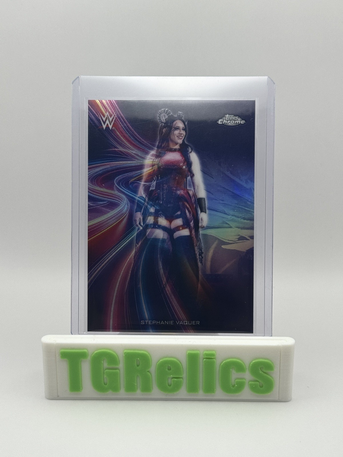 2026 Topps Chrome WWE #SGZ-28 Stephanie Vaquer Signalz Case Hit SSP