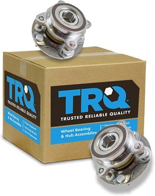 TRQ Wheel Bearing Hub Pair Toyota Tundra Sequoia 4WD