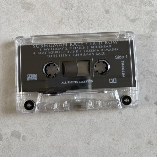 SKID ROW Subhuman Race 1995 CASSETTE TAPE HARD ROCK HEAVY METAL RARE - Picture 4 of 4
