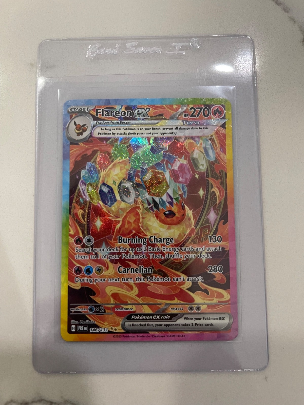 Flareon ex 2025 Scarlet & Violet: Prismatic Evolutions #146