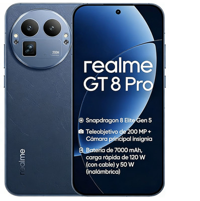 realme GT 8 Pro 5G 16+512GB Snapdragon 8850 200MP  144Hz 7000mAh IP68 Blau Used