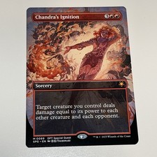 mtg cards like chandra's ignition [137s] [Magic Origins Promos] [Foil]  Face to Face Games Target creature you control deals damage equal to its power to each other creature and each opponent. Chandra's Ignition [Foil] Prices |