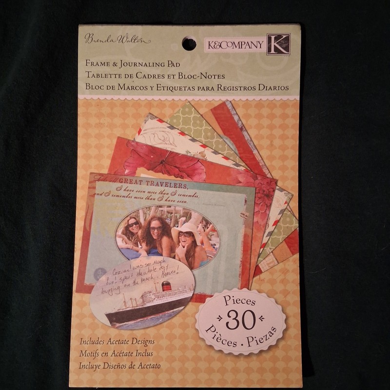 Retired 2011 K&Company Brenda Walton Frame & Journaling Pad NEW