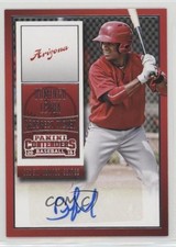 2015 Panini Contenders Prospect Ticket Domingo Leyba #16 Auto 2f4