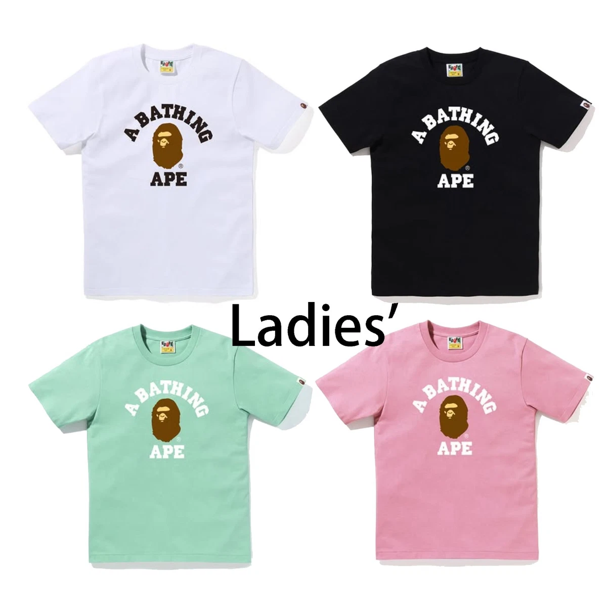A Bathing Ape T-Shirts Regular Size XS for Women for sale | eBay