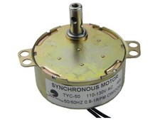 TYC-50 Low Speed Synchronous Motor 110V AC 0.8-1RPM CW/CCW Small Permanent Ma...
