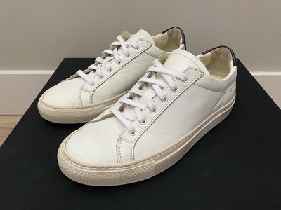 Woman by Common Projects Women s US 6/EU 36 White Black Leather 3892 36 0506