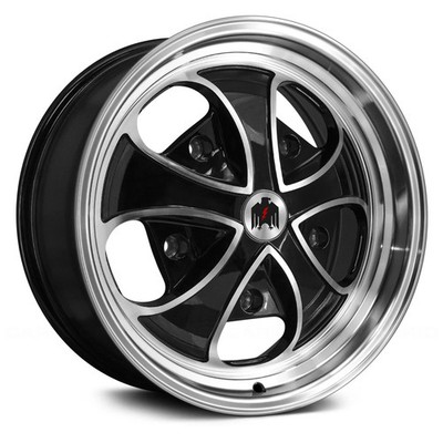 Klassik Rader Falcon Wheels 17x7 (20, 5x205, 153.6) Black Rims Set of 4