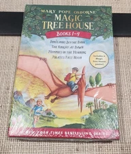 The Magic Tree House Library: Books 1-4 - Mary Pope Osborne (Book) New Sealed