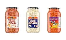 NEW! 3 PACK! Utz Red Hot, White Cheddar, Cheese Pizza Cheese Balls, 14.5 oz 