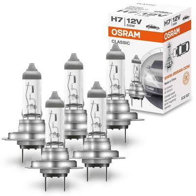 OSRAM 5x H7 CLASSIC 12V 55W LAMPE AUTOLAMPE 64210CLC GLÜHLAMPE