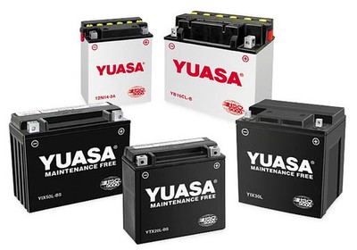 Yuasa Conventional 6V Battery - 6N4A-4D Motorcycle Street Bike Dirt YUAM26A4B