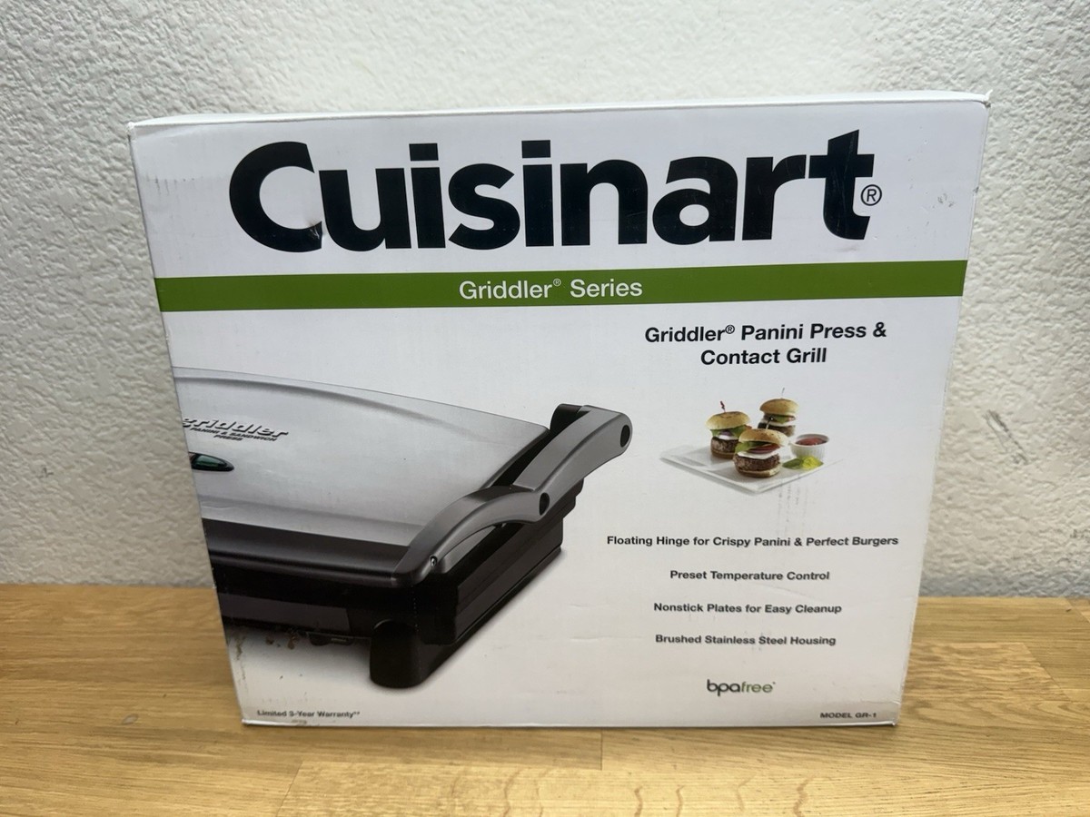 cuisinart griddler panini sandwich press griddler series