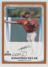 2011 Bowman Prospects Orange 119/250 Jonathan Villar #BP110 1b3
